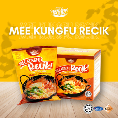 【HALAL】SET FAMILY COMBO MEE RECIK KARI & KUNG FU  | Instant Noodle | Halal | MyRecik | READY STOCK